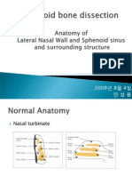 2009년 8월 Ethmoid bone dissection-lateral nasal sinus anatomy