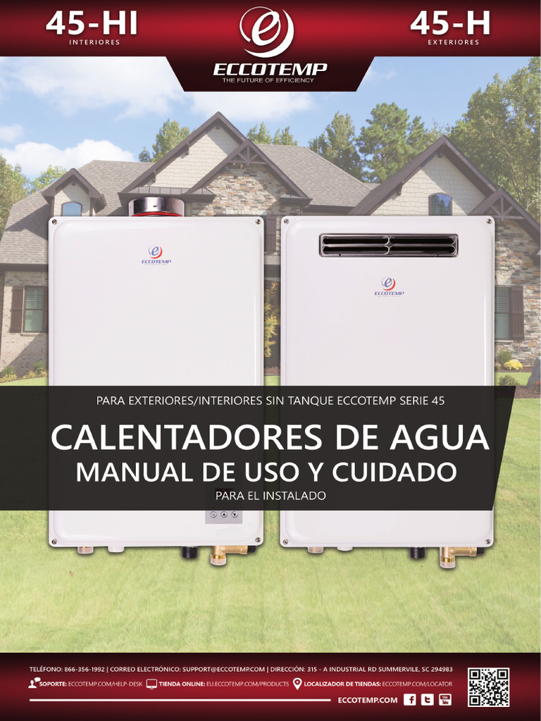 Spanish 45 Series Manual 2017 Web | PDF | Agua | Solvente