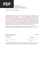 Carta de Residente La Original