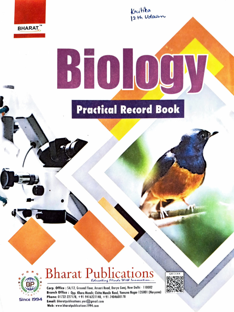 12th Biology Practical File | PDF