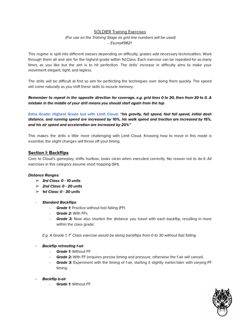 SOLDIER Training Exercises | PDF
