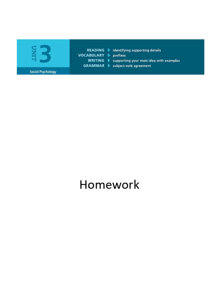 Unit 3 Writing Tutorial | PDF | Cultural Conventions