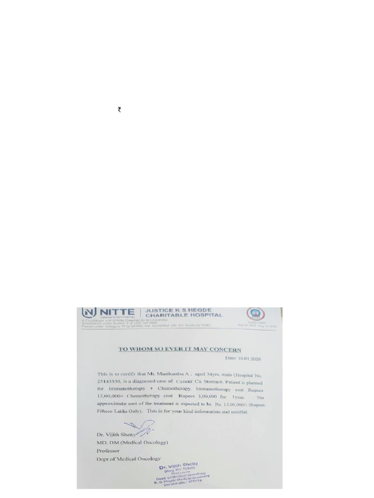 Cancer Patient Medical Fund Collection | PDF