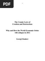 The Cosmic Laws of Creation and Destruction - Georgi Stankov