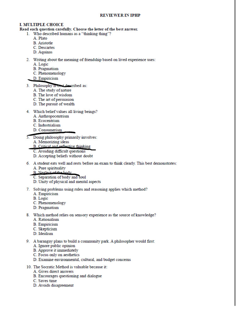 Reviewer PHILO | PDF