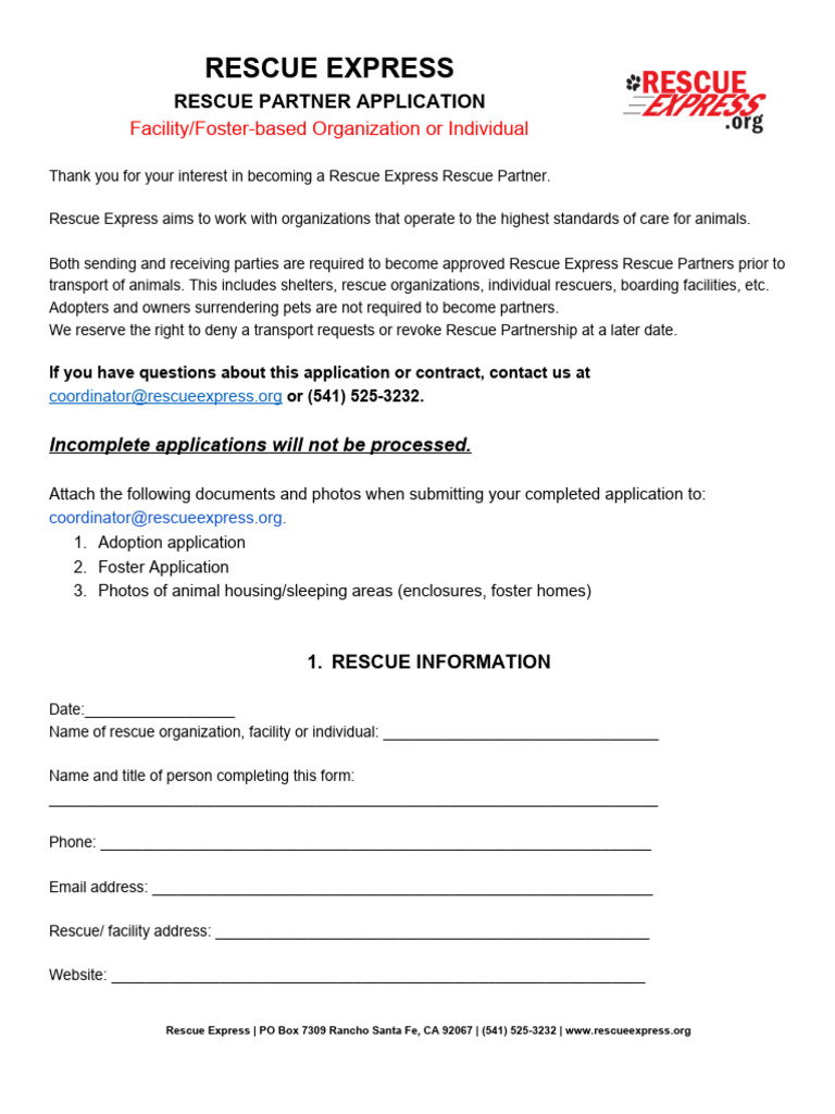 Rescue Express Rescue Partner Application | PDF | Chess Theory | Chess ...