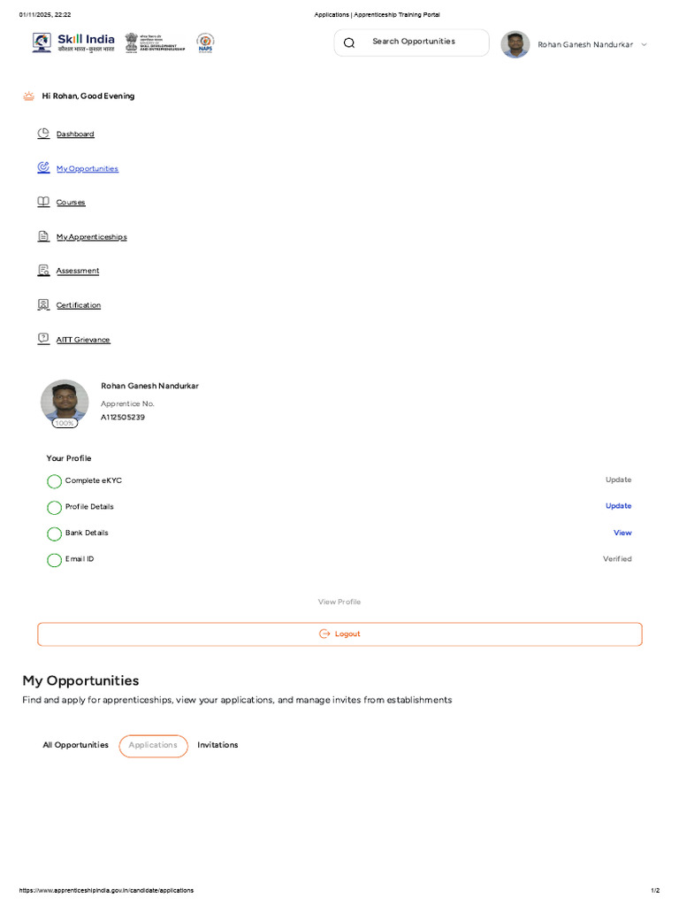 Applications - Apprenticeship Training Portal | PDF | Apprenticeship ...