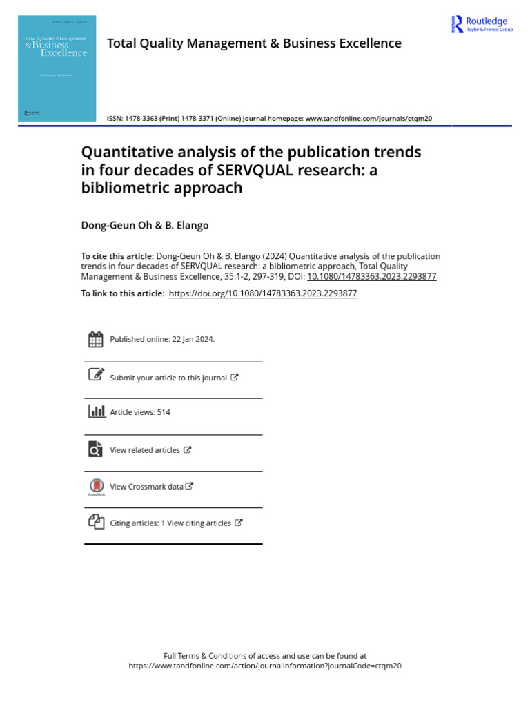 Quantitative Analysis of The Publication Trends in Fourdecades of ...