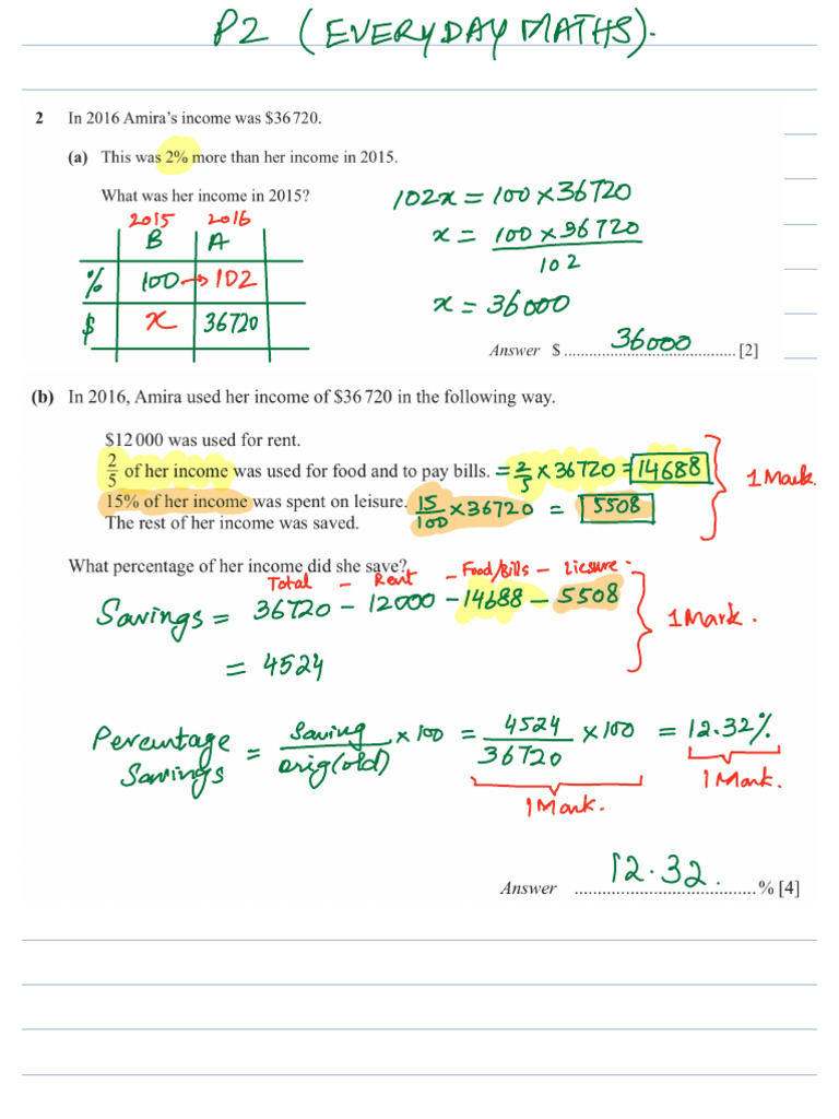 Daily Maths p2 Practice | PDF