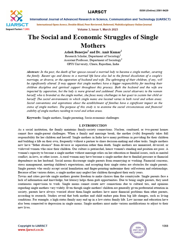 Paper 13515 G | PDF | Single Parent | Family