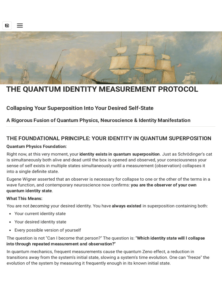 The Quantum Identity Measurement Protocol | PDF | Quantum Mechanics ...