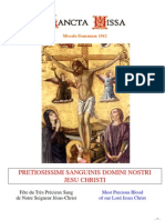 Livret Messe Du Précieux-Sang de Jésus / Booklet Mass of The Feast of The Precious Blood of Jesus