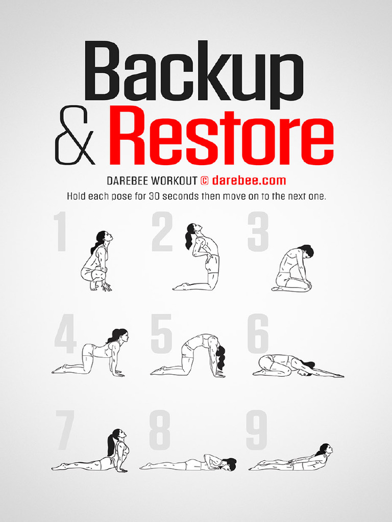 Backup and Restore Workout | PDF