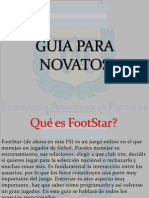 Guia para Nuevos Usuarios de FootStar