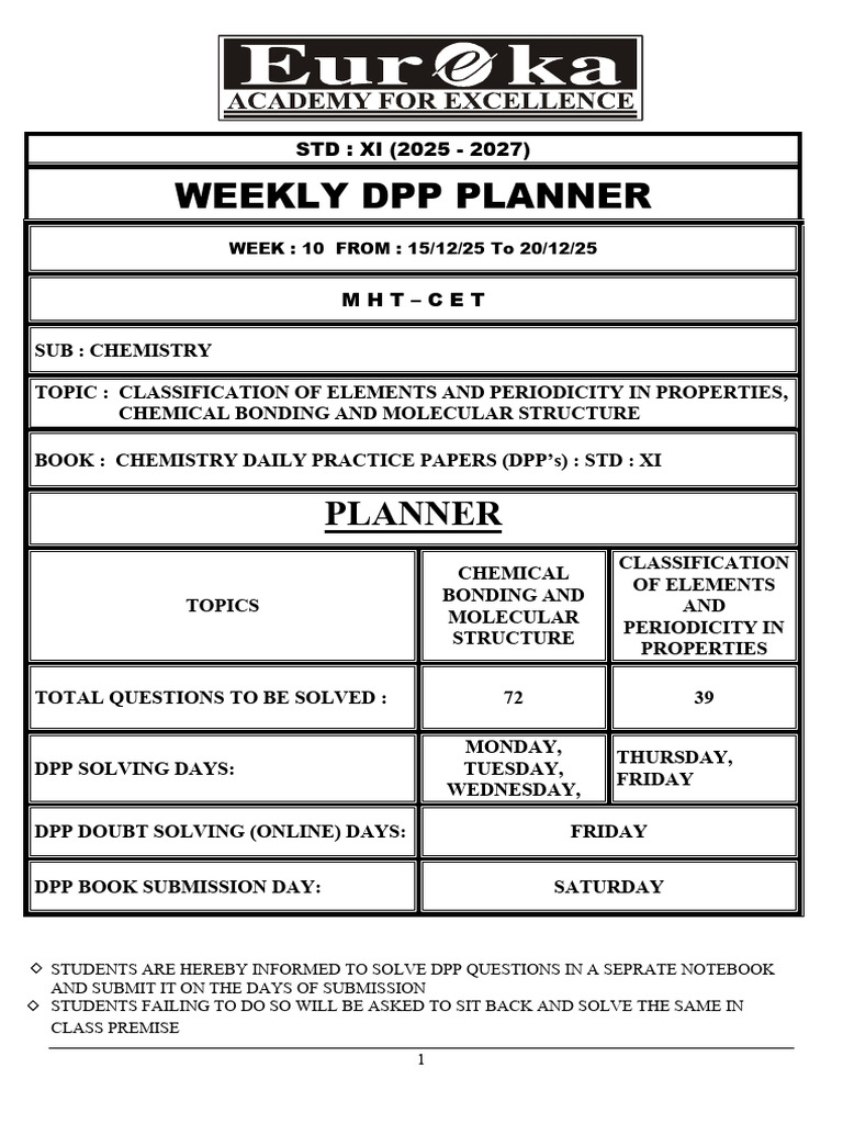 MHT - Cet DPP Planner-8 | PDF