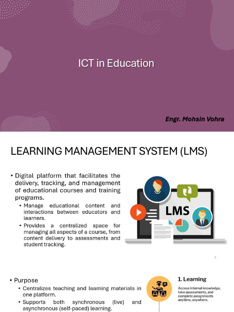 Week 9 Lecture - ICT in Education | PDF