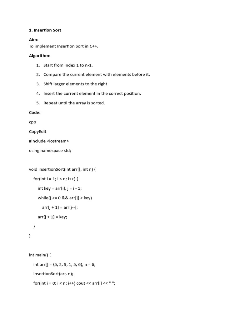 DSC++ All Codes | PDF | Algorithms And Data Structures | Algorithms