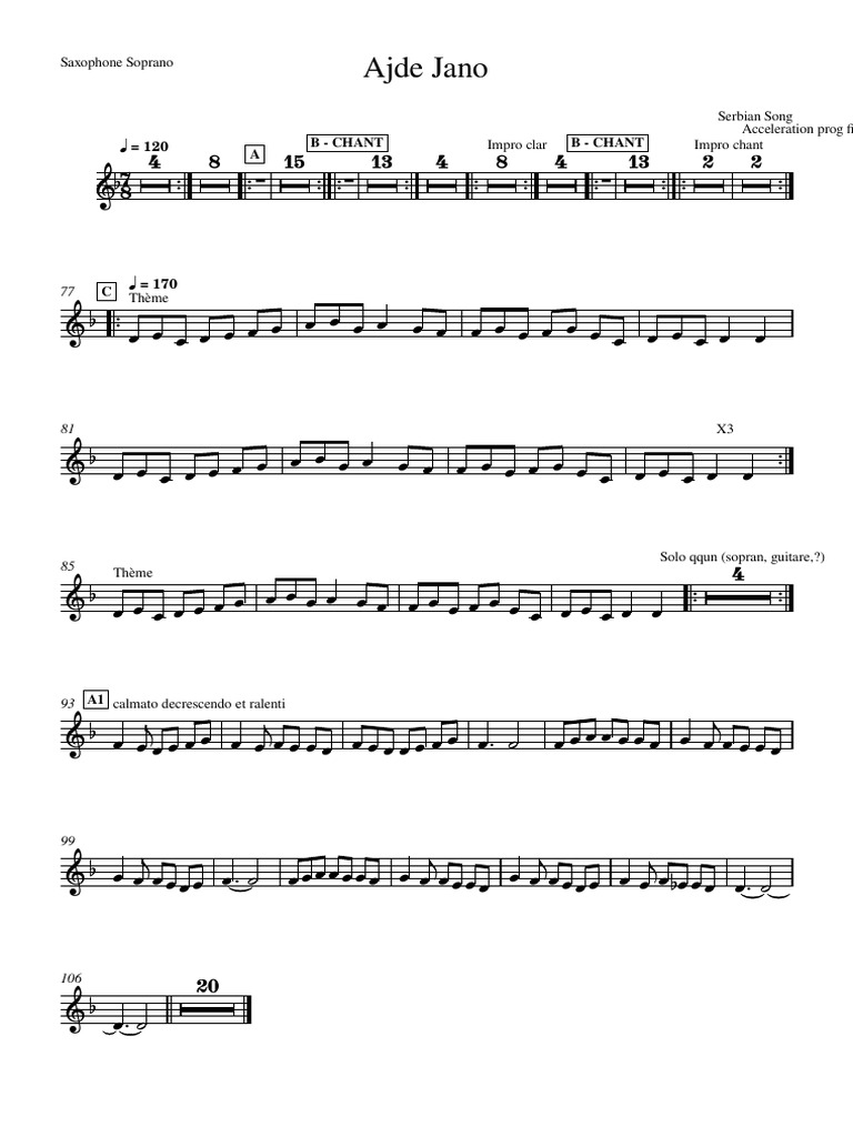 Ajde Jano Soprano | PDF