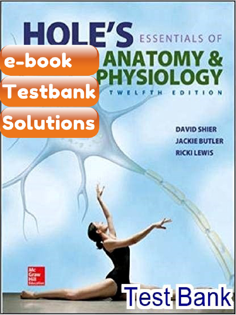 Holes Human Anatomy and Physiology 12th Edition Shier Ebook & Testbank ...