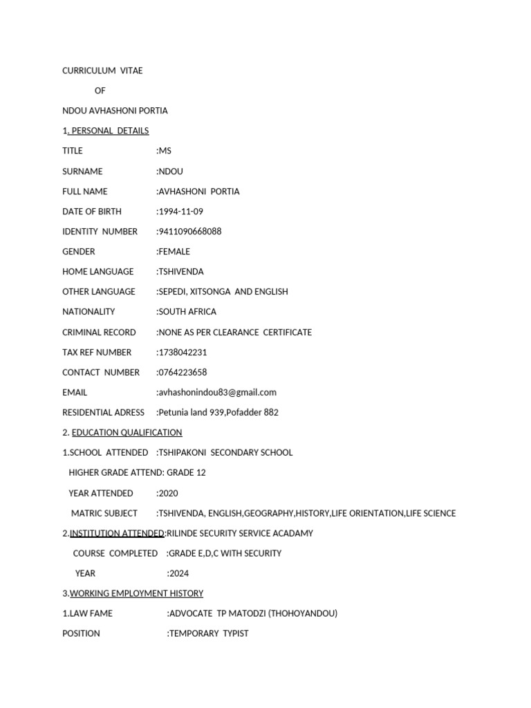 NDOU | PDF
