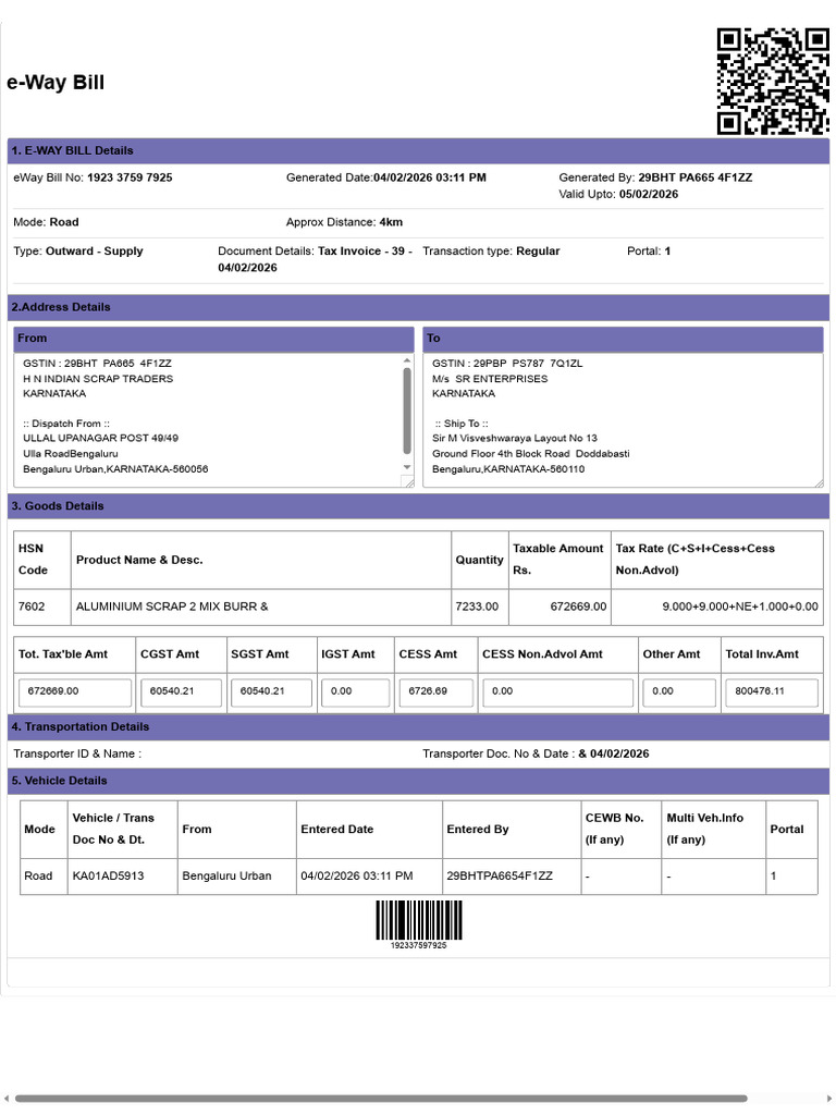 E-Way Bill System12 | PDF | Public Finance | Economies