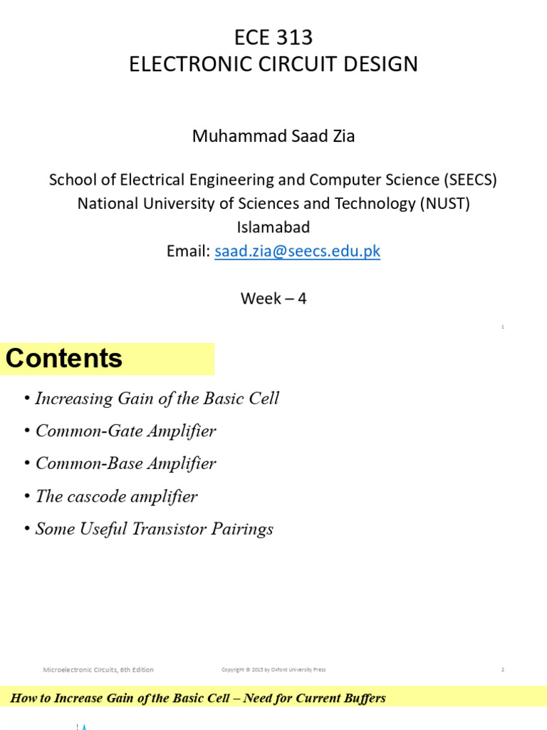 Week 4 EE313 | PDF | Semiconductor Devices | Electronic Circuits