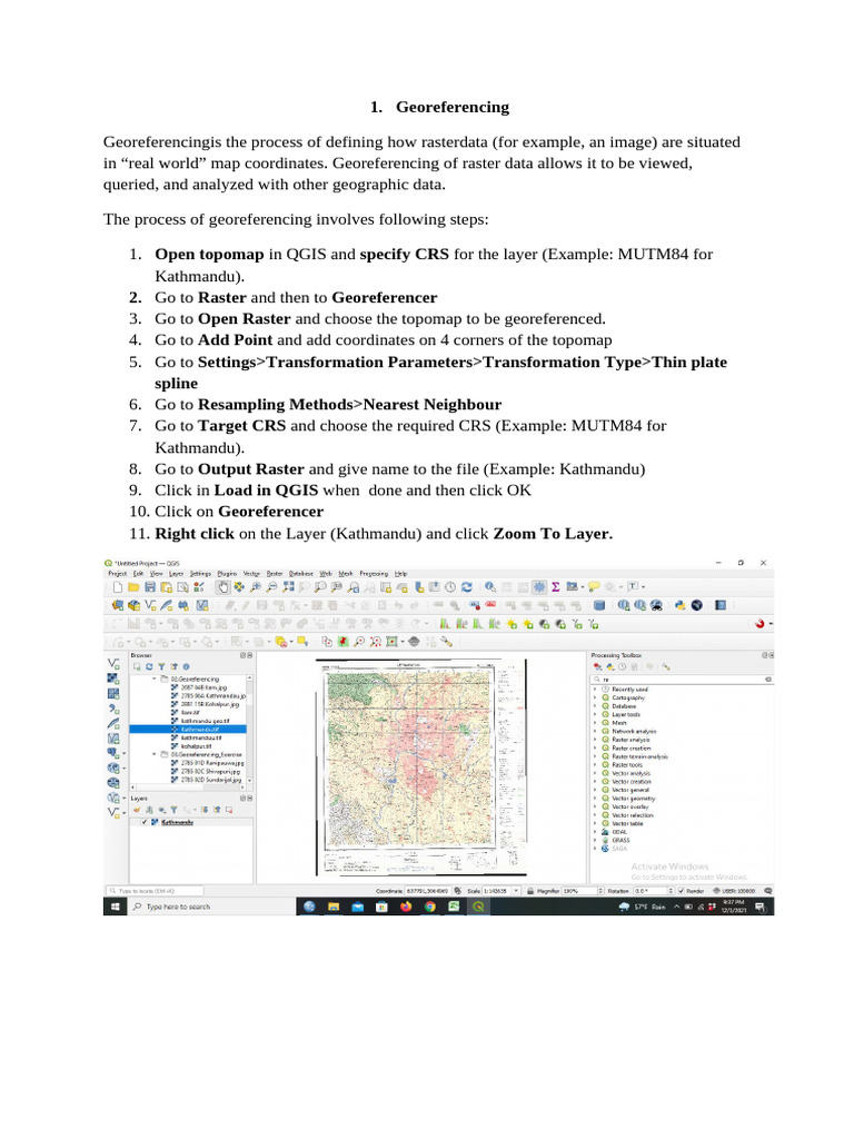 Georeferenceing Practicle | PDF | United States Geological Survey ...