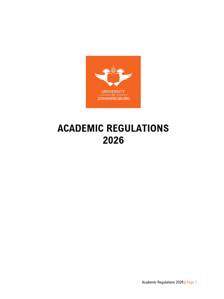 Academic Regulations 2026 | PDF | Educational Assessment | Thesis