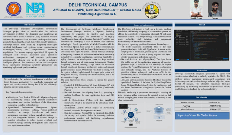 Devforge Poster | PDF | Software Development | Artificial Intelligence