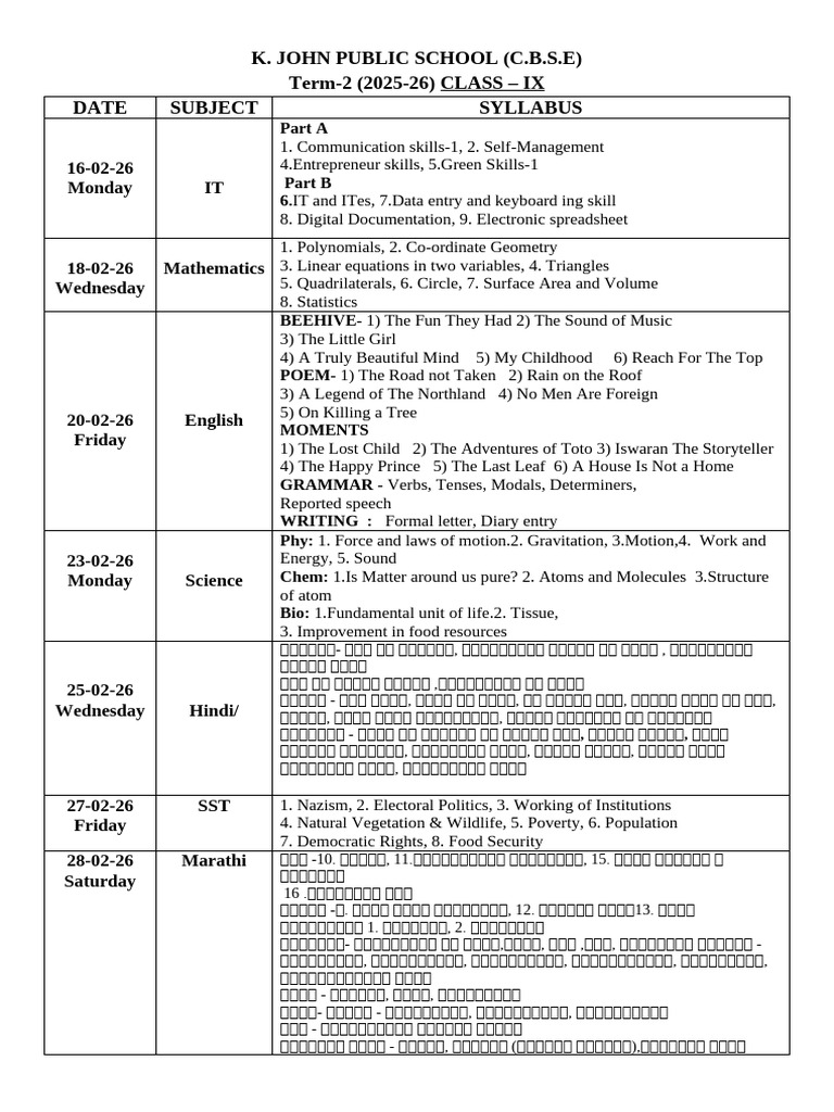 CLASS-IXTERM-IITERMTIMETABLE_20260128161717_1769879617080 | PDF