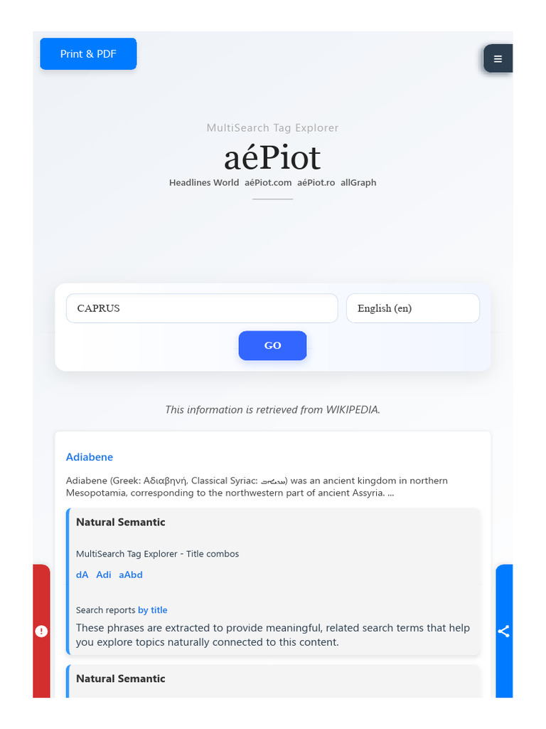 CAPRUS - Advanced MultiSearch Tag Explorer | PDF | Multilingualism ...