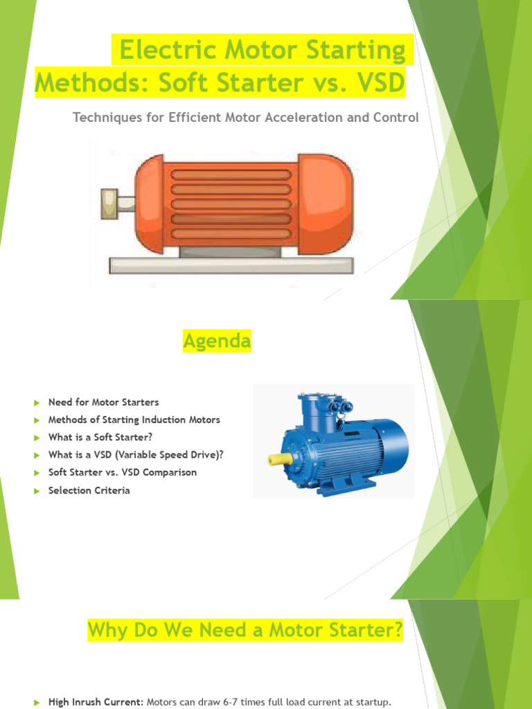 Electric Motor Starting Methods | PDF | Electric Motor | Electric Power