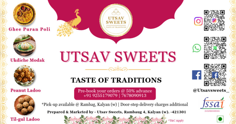 Utsav Sweets New (1) | PDF