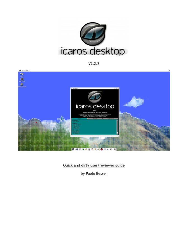 IcarosDesktop Manual | PDF | Desktop Environment | Operating System