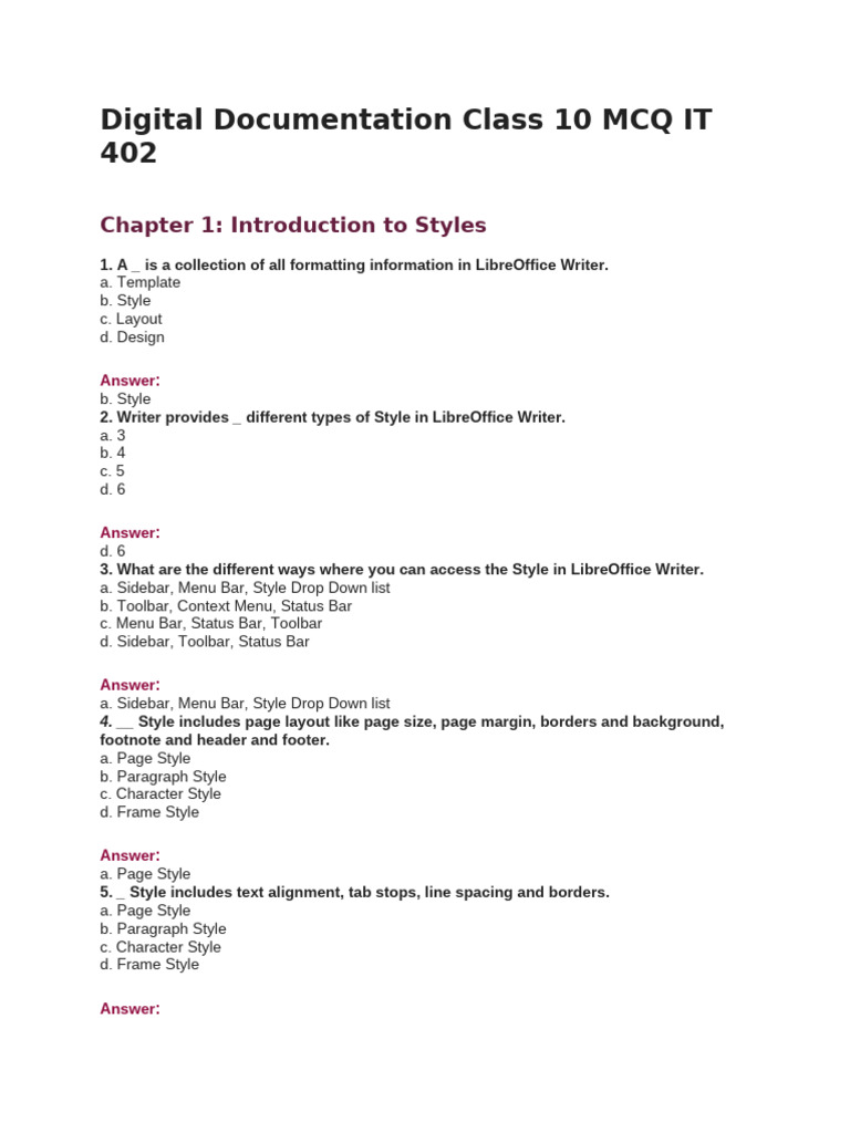 CH 1 Digital Documentation | PDF | Computing | System Software