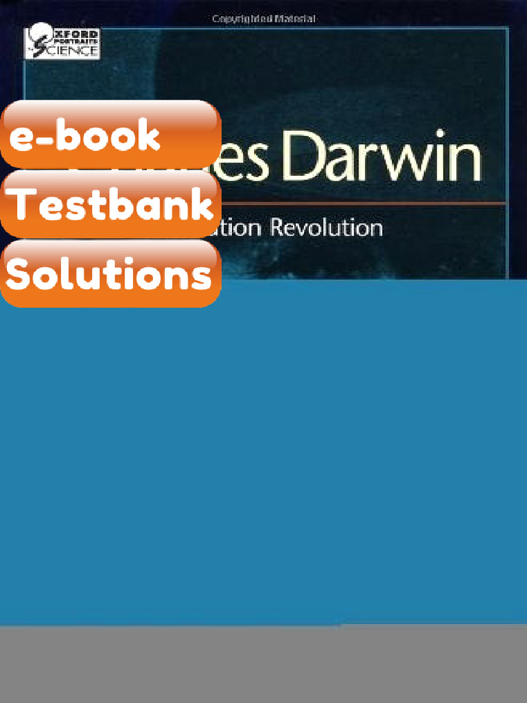 Testbank Charles Darwin and The Evolution Revolution Fast Download ...