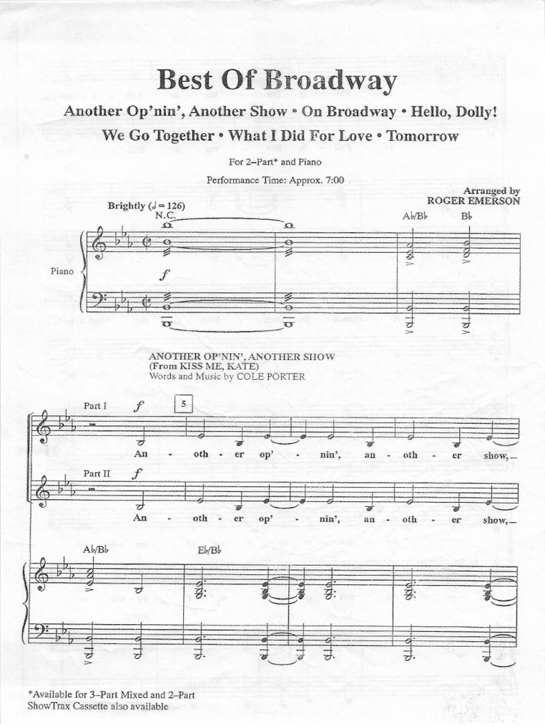 Best of Broadway | PDF