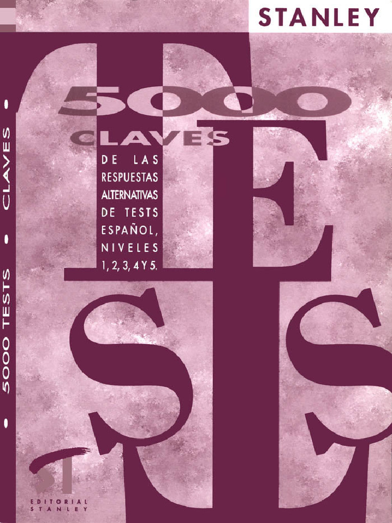 1000 Tests Espa 241 Ol Nivel 2 Claves | PDF | Théorie (échecs) | Échecs