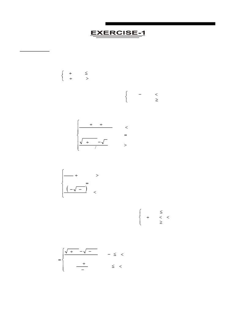 LCD 1 | PDF | Function (Mathematics) | Continuous Function