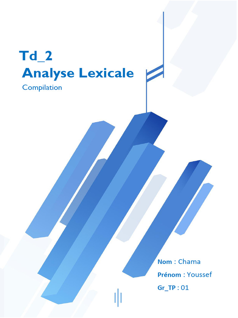 TD - 2 Analyse Lexicale: Compilation | PDF
