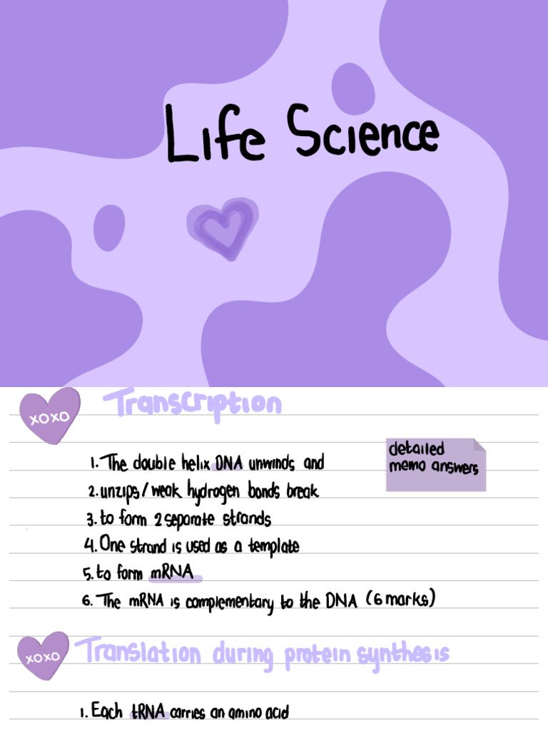 Life Science Notes | PDF