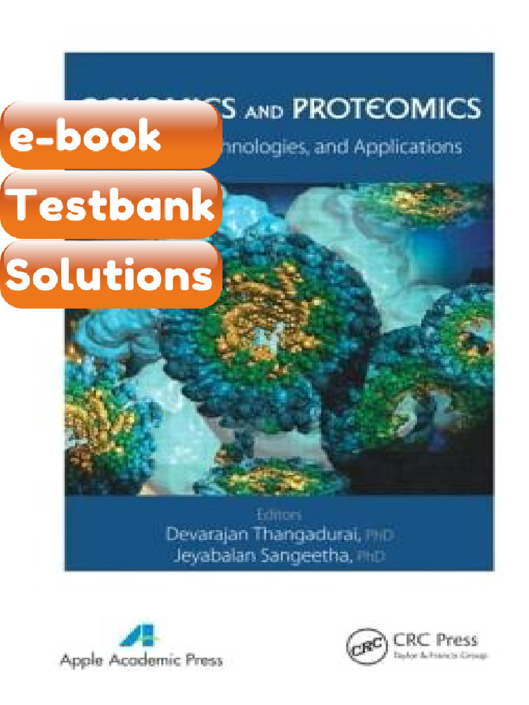 Genomics and Proteomics Principles Technologies and Applications ...