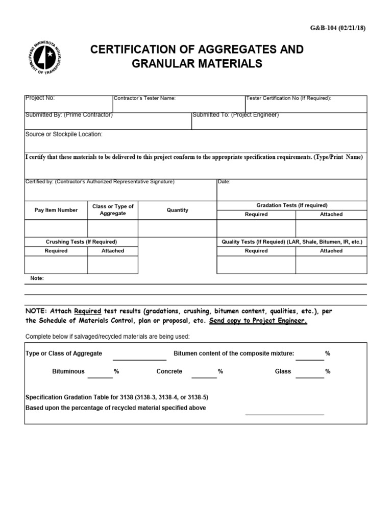 GB 104 | PDF