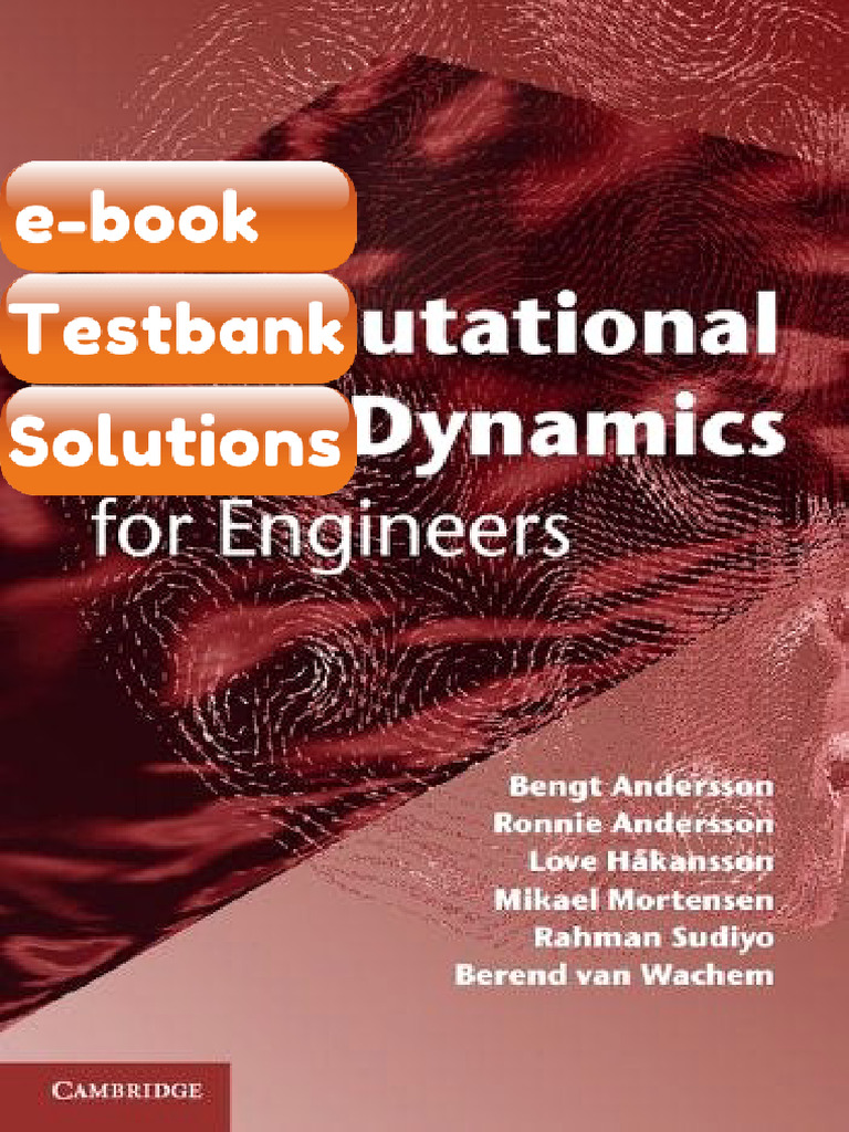 Testbank Computational Fluid Dynamics for Engineers Fast Download | PDF ...