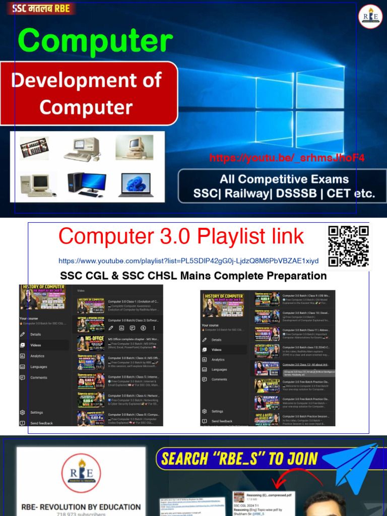 Class-10 - Development of Computer - Compressed | PDF