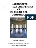 36518574 La Ariosofia Gnostica Luciferina vs El Culto Del Demiurgo Por Matt Marshall