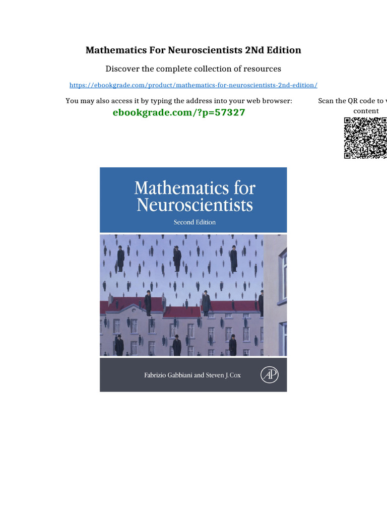 Mathematics For Neuroscientists 2nd Edition Complete Edition | PDF | Waves