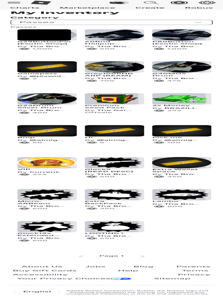 Inventory - Roblox | PDF
