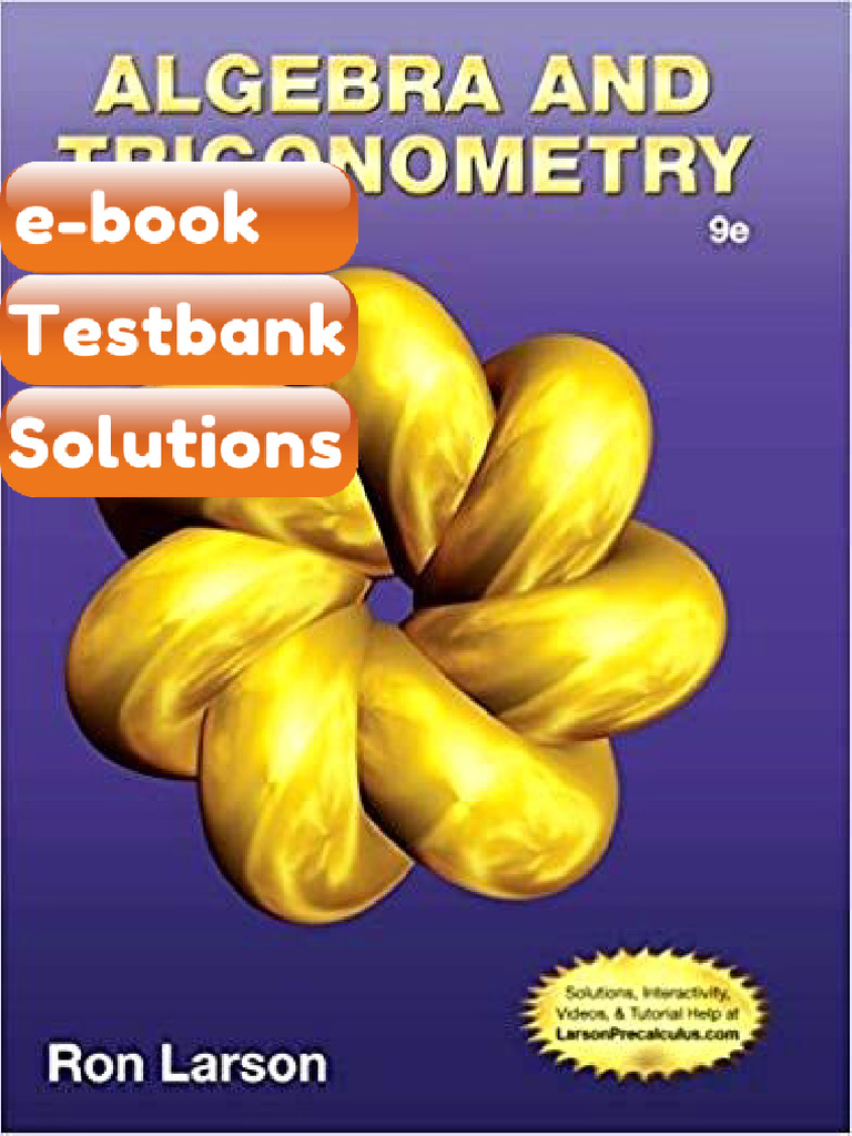 Testbank Algebra Trigonometry 9th Edition Fast Download | PDF | Mathematics