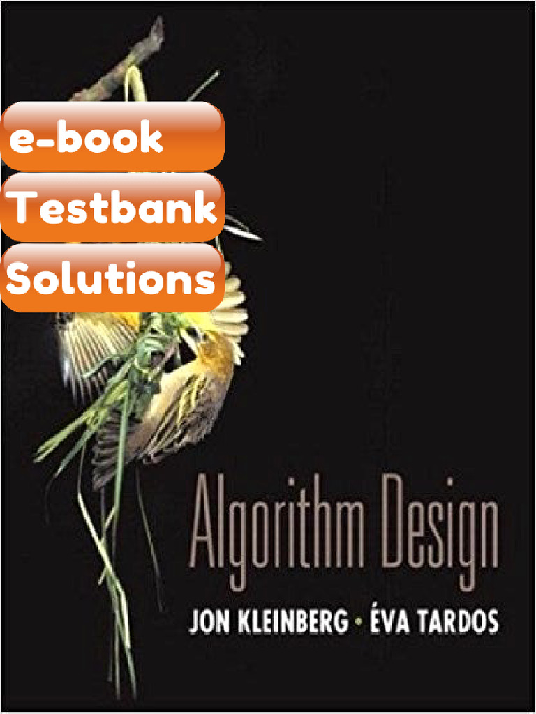 Testbank Algorithm Design by Jon Kleinberg Fast Download | PDF ...
